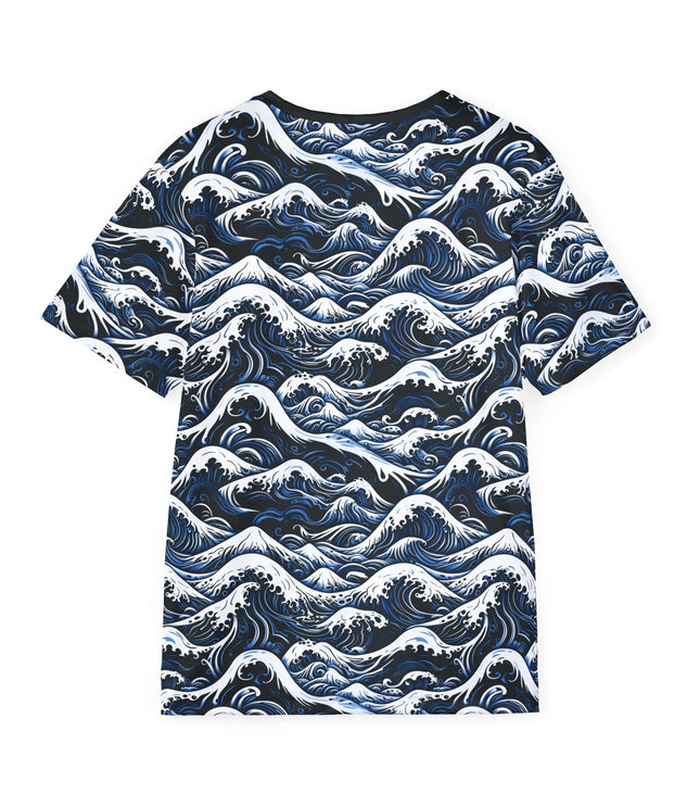 Turbulent Wave Soft Polyester Sports Jersey in .