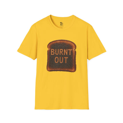 BURNT OUT Unisex T-Shirt in Daisy .