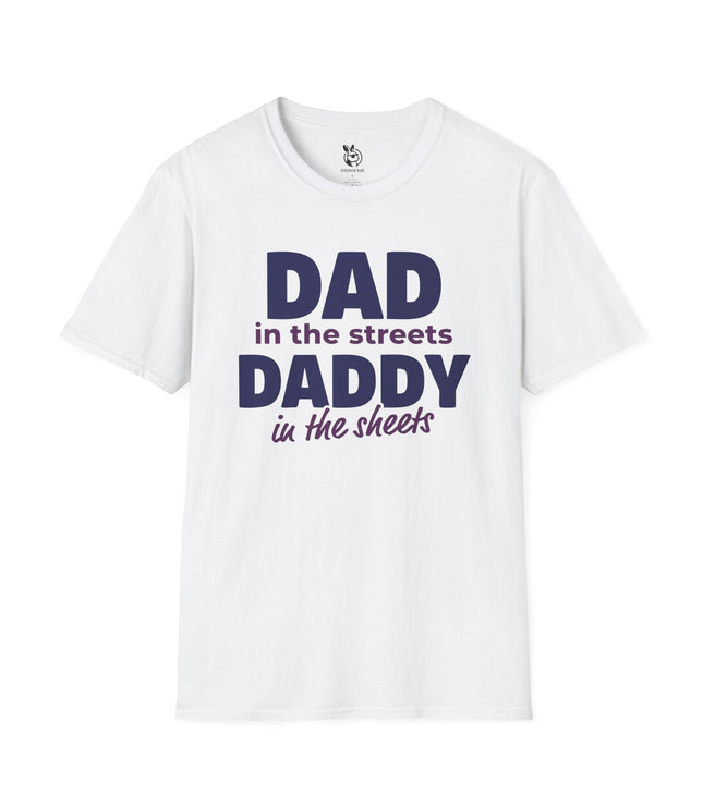 Dad On The Streets T-Shirt in White .