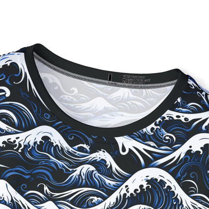 Turbulent Wave Soft Polyester Sports Jersey in .