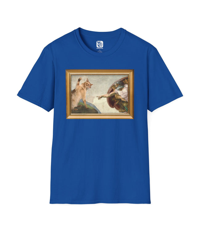 "The Slap" Creation of Catam Unisex T-Shirt in Royal .