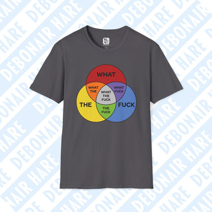 What The Fuck Venn Diagram Soft Cotton Unisex T-Shirt