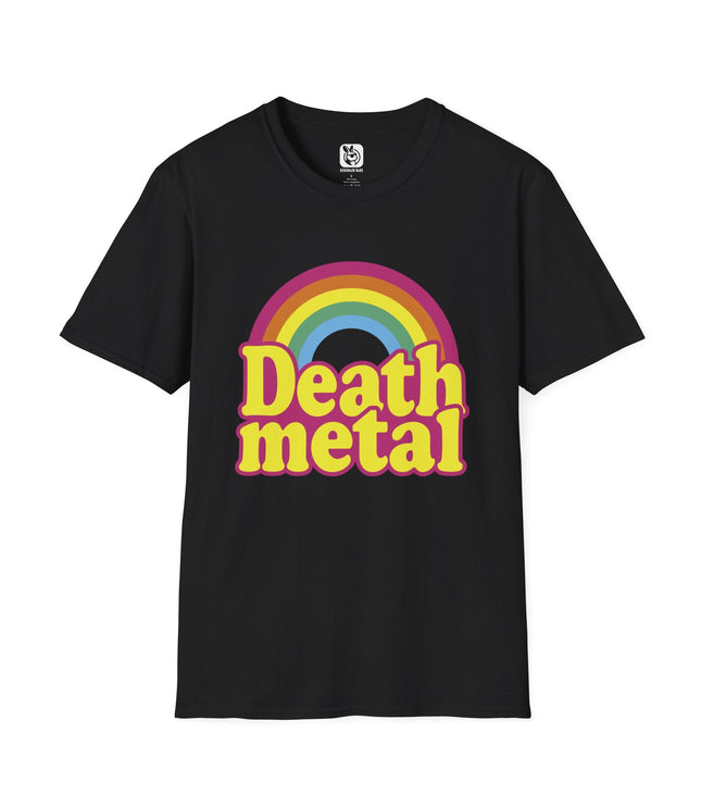 Brutal Death Metal Unisex T-Shirt in Black .