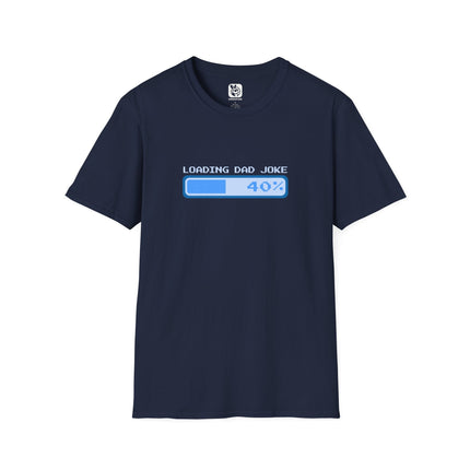 Loading Dad Joke Unisex T-Shirt in Navy .