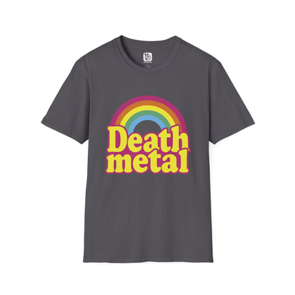 Brutal Death Metal Unisex T-Shirt in Charcoal .